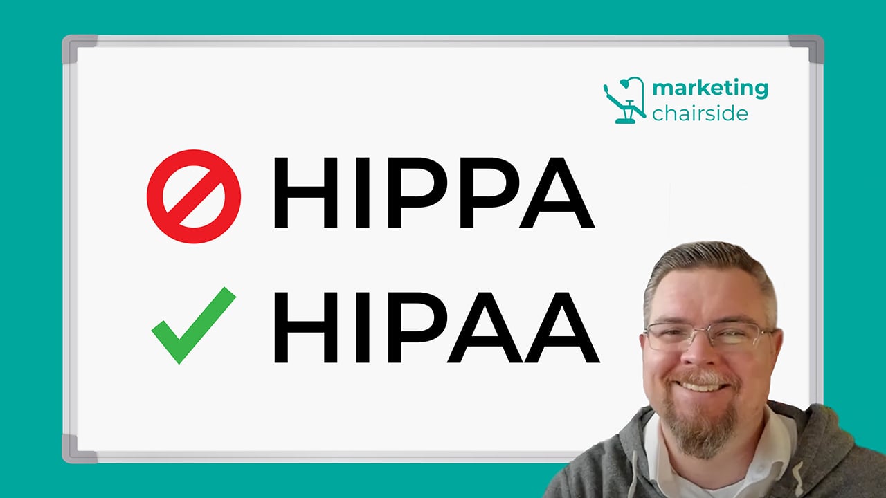 Dental Marketing Tip - Correct Spelling Is it HIPPA or HIPAA video Thumbnail